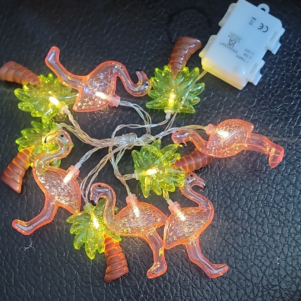 Flamingo LED String Lights - Picture 4 of 8